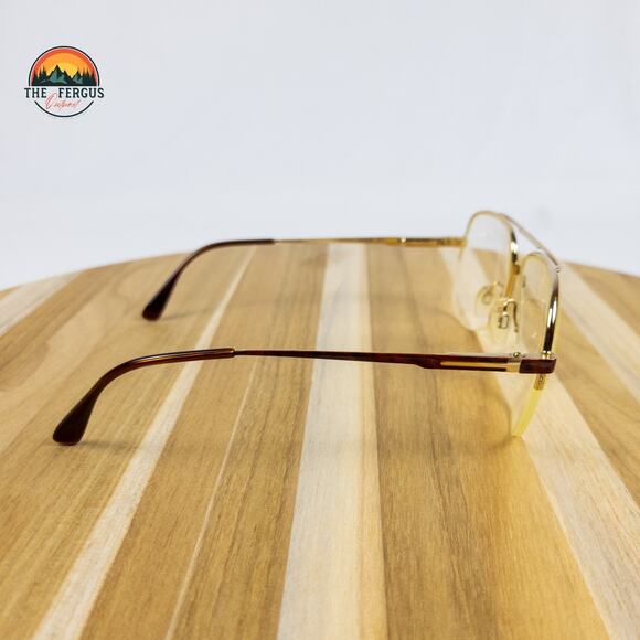 VTG Safilo ELASTA Italy Eyeglass Frames Tortoise Aviator 56[]16 / 5-5 / 3714A/N - Picture 6 of 11